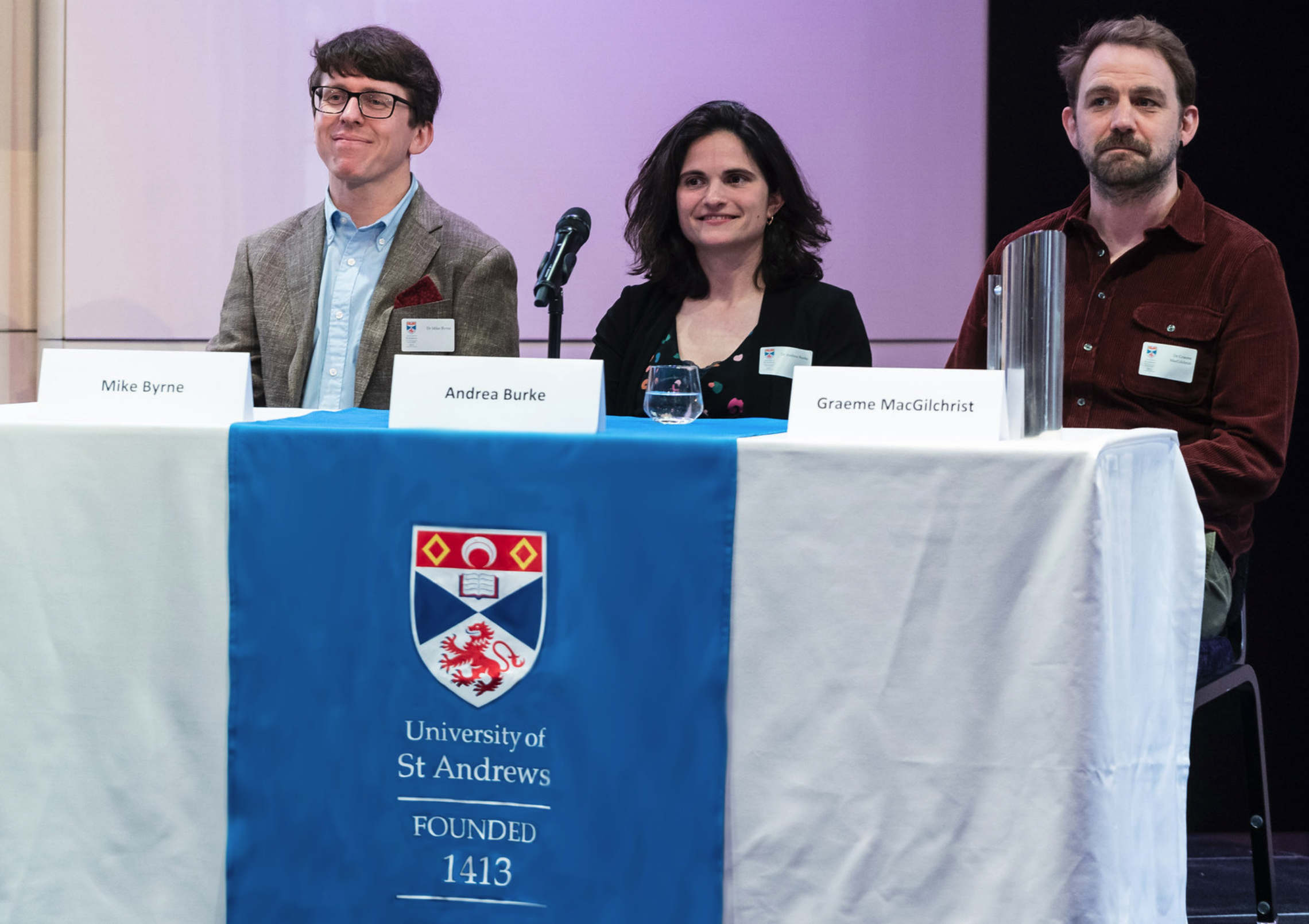 Staff talk climate change at Alumni event in London